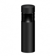 Small Federal Series Louvered Illuminated Bollard