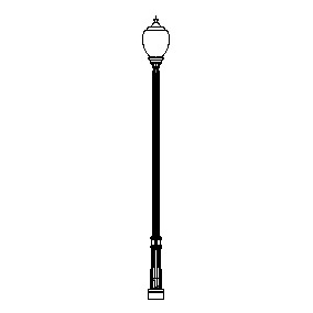 Colonial Series Base w/ Residency 2014 Luminaire