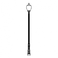 Colonial Series Base w/ Residency 2014 Luminaire